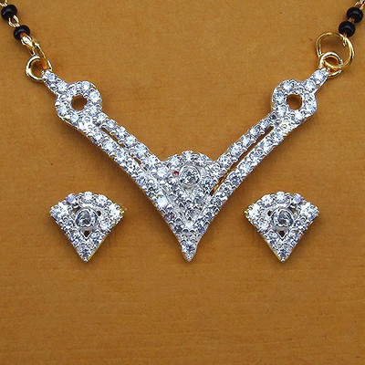 

Johareez Brass Jewel Set(White)