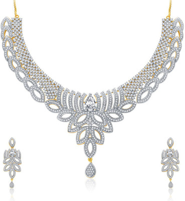 

Sukkhi Alloy Jewel Set(Gold, White)