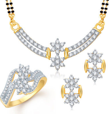 

Meenaz Alloy Jewel Set(Yellow)