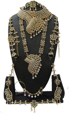 

Shree Bhawani Art Jewellery Alloy Jewel Set(Multicolor)