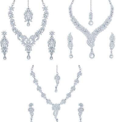 

Sukkhi Zinc Jewel Set(White)