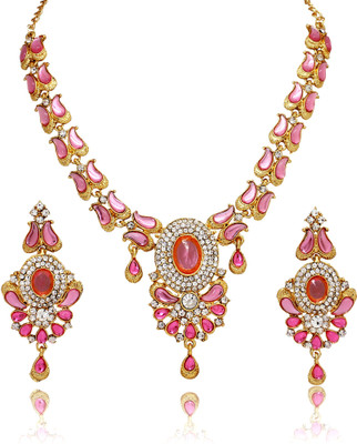 

Atasi International Alloy Jewel Set(Pink)