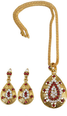 

Taj Pearl Alloy Jewel Set(Multicolor)