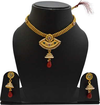 

Clicktin Alloy Jewel Set(Gold)
