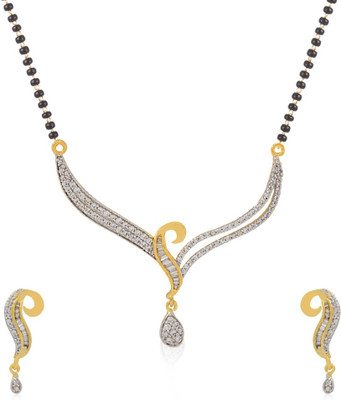

You Bella Alloy Jewel Set(White)