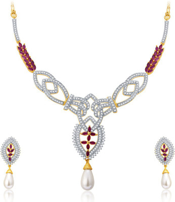 

Sukkhi Alloy Jewel Set(Gold, White)