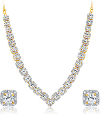 

Sukkhi Alloy Jewel Set(Gold, White)