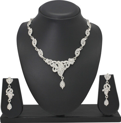 Atasi International Alloy Jewel Set(White)