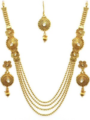 

You Bella Alloy Jewel Set(Gold)