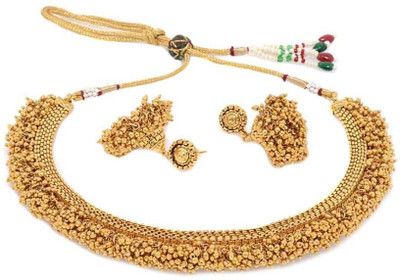 

You Bella Alloy Jewel Set(Gold)