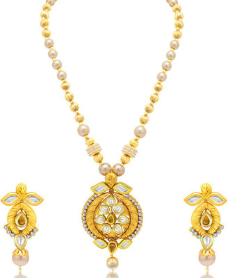 Sukkhi Alloy Gold-plated Multicolor Jewellery Set(Pack of 1)