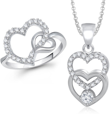 

Meenaz Alloy Jewel Set(White)