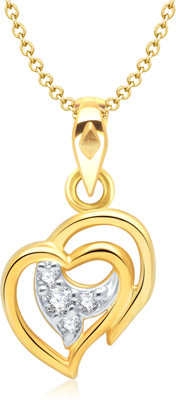 87% OFF on Vina Fashion Jewellery Yellow Gold Alloy Pendant