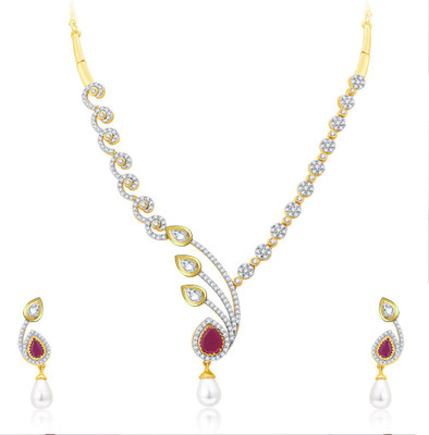 

Sukkhi Alloy Jewel Set(Gold, White)