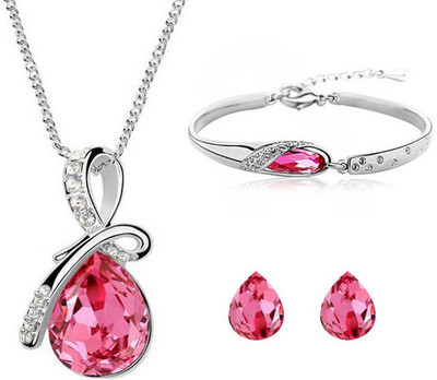 60% OFF on Crunchy Fashion Alloy Jewel Set(Red) 60% OFF on Crunchy Fashion Alloy Jewel Set(Red)