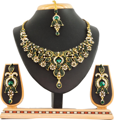

Vatsalya Creation Alloy Jewel Set(Green)