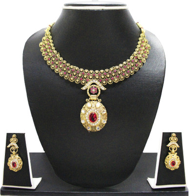 70% OFF on Zaveri Pearls Alloy Jewel Set(Pink, White) 70% OFF on Zaveri Pearls Alloy Jewel Set(Pink, White)