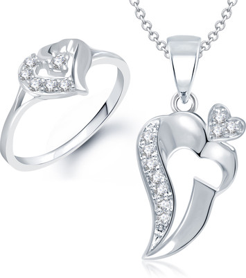 

Meenaz Alloy Jewel Set(White)