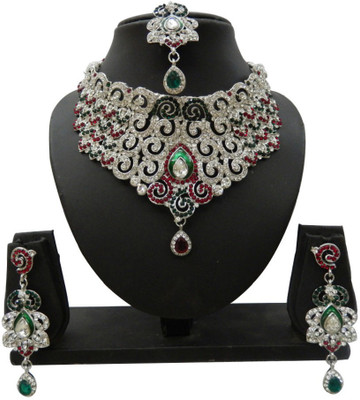 

Shree Bhawani Art Jewellery Alloy Jewel Set(Multicolor)