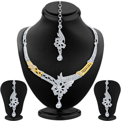 

Sukkhi Alloy Jewel Set(Gold, White)