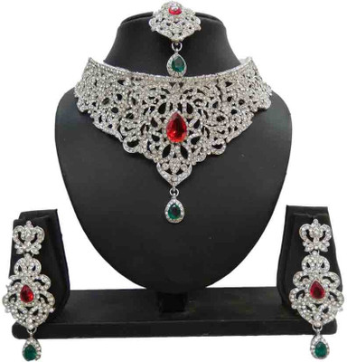 

Shree Bhawani Art Jewellery Alloy Jewel Set(Multicolor)