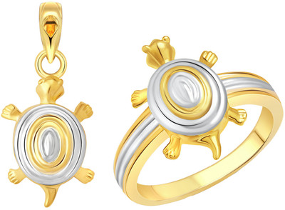Vighnaharta Alloy Jewel Set(Gold)