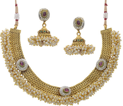 

Prisha Collections Alloy Jewel Set(Multicolor)