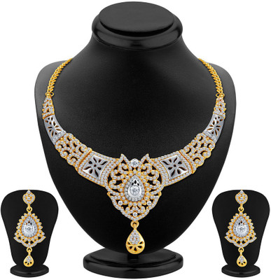 

Sukkhi Alloy Jewel Set(Gold, White)