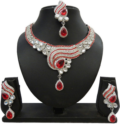 

Shree Bhawani Art Jewellery Alloy Jewel Set(Multicolor)