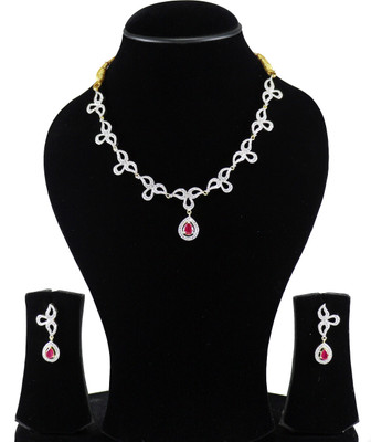 

You Bella Alloy Jewel Set(White)
