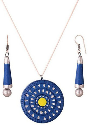 

Sudha Creations Terracotta Jewel Set(Multicolor)