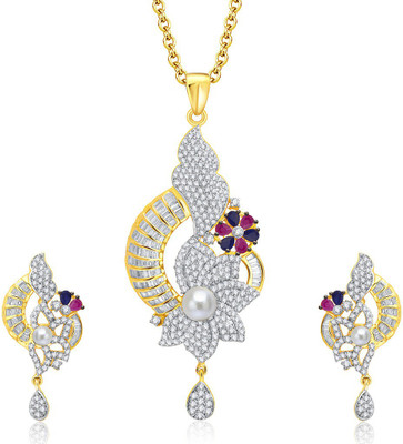 Sukkhi Alloy Jewel Set(Gold, White)