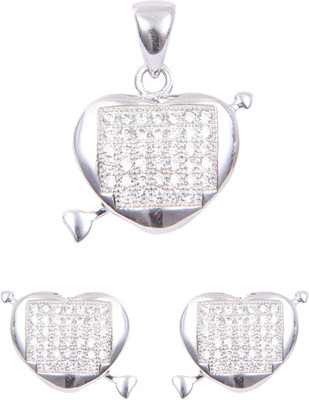 

Abhooshan Sterling Silver Jewel Set(Silver)