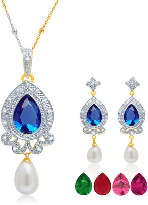 

Sukkhi Alloy Jewel Set(Gold, White)