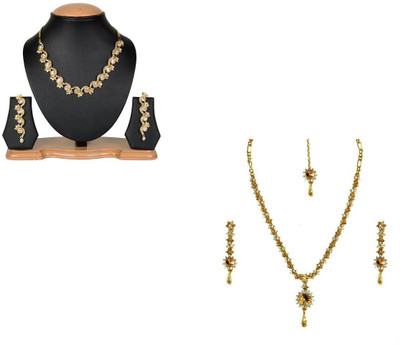 

Rashi Jewellery Alloy Jewel Set(Gold)