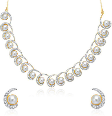 

Sukkhi Alloy Jewel Set(Gold, White)