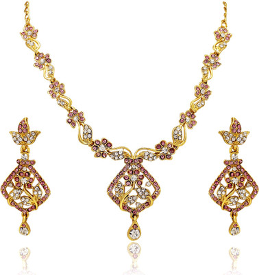 

Atasi International Alloy Jewel Set(Pink)