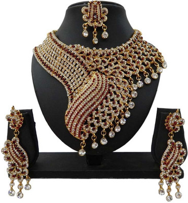 

Shree Bhawani Art Jewellery Alloy Jewel Set(Multicolor)