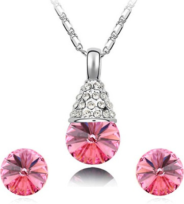 Atasi International Alloy Jewel Set(Pink)