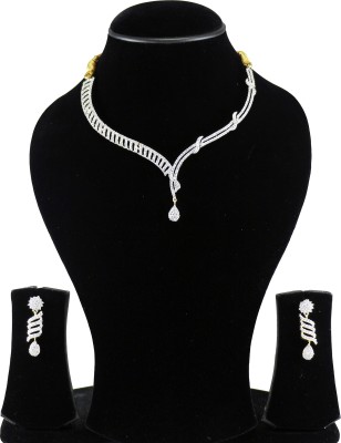 

You Bella Alloy Jewel Set(White)