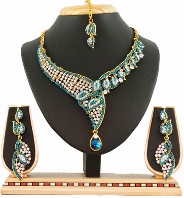 

Vatsalya Creation Zinc Jewel Set(Turquoise)