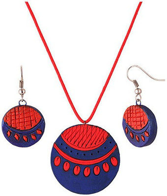 

Sudha Creations Terracotta Jewel Set(Multicolor)