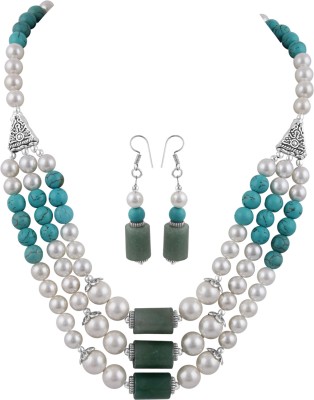 

Pearlz Ocean Alloy Jewel Set(Multicolor)