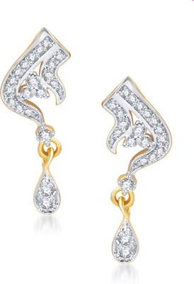 

Meenaz The Reiu Cubic Zirconia Alloy Drop Earring