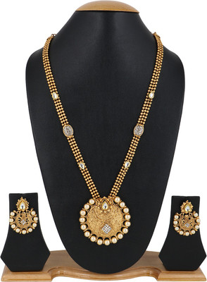 

Pink Rose Alloy Jewel Set(Gold)
