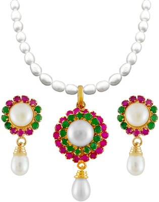 59% OFF on JPearls Mother of Pearl Jewel Set