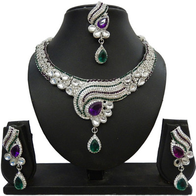 

Shree Bhawani Art Jewellery Alloy Jewel Set(Multicolor)