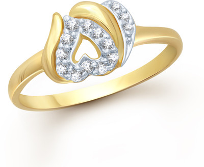 71% OFF on MEENAZ Love Hearted Alloy Ring