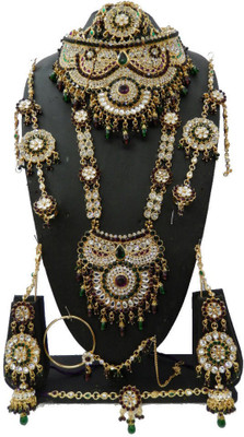 

Shree Bhawani Art Jewellery Alloy Jewel Set(Multicolor)