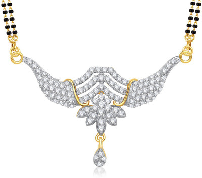 

Meenaz Forever Exclusive Tanmaniya Cz Alloy Mangalsutra